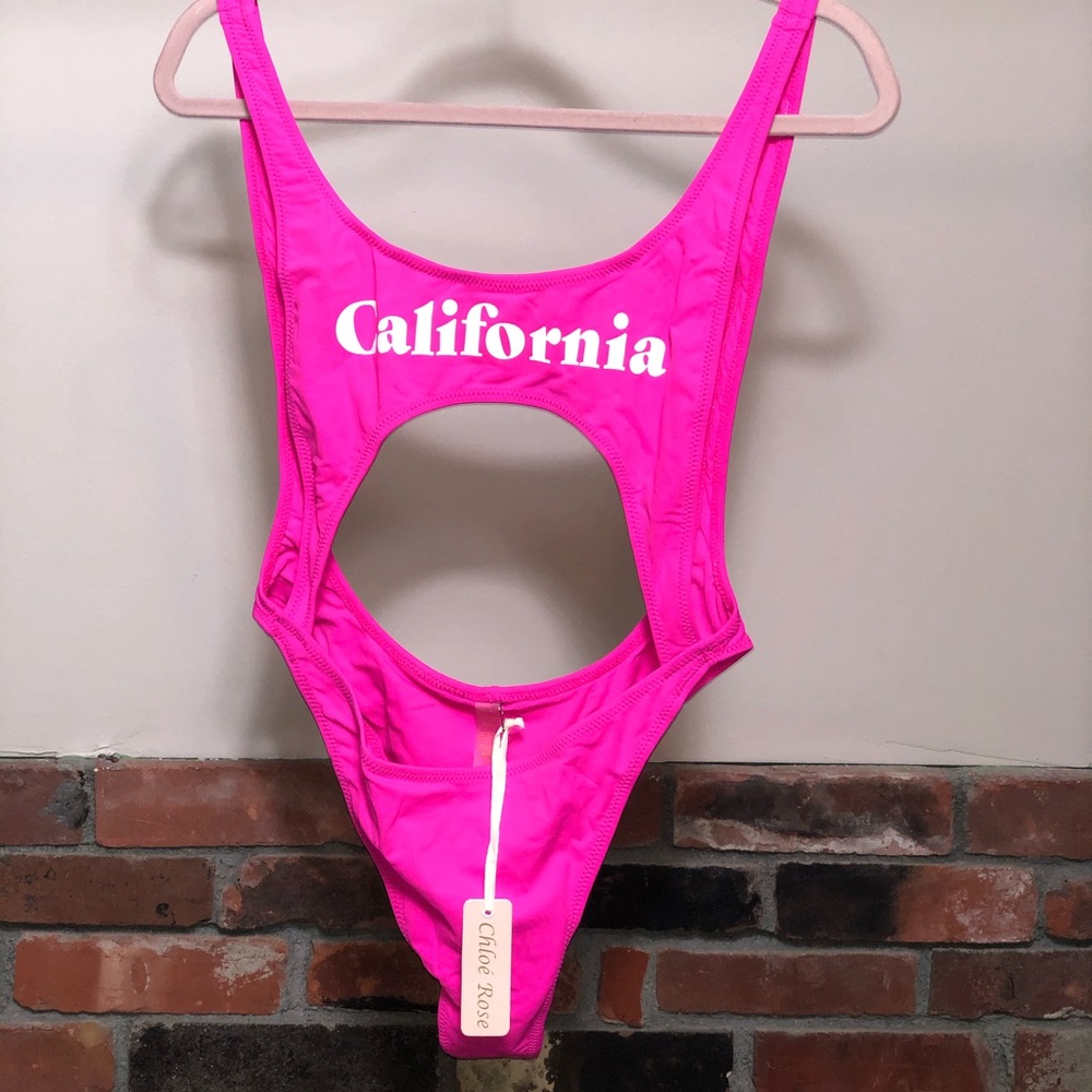 Chloe Rose One Piece Bikini Size Large